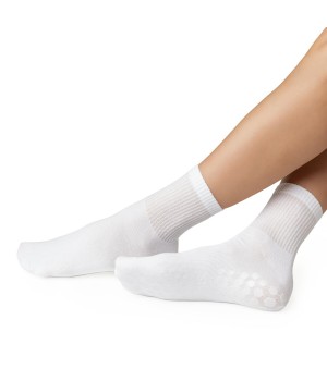 БІЛІ ШКАРПЕТКИ STEVEN 088 ABS 38/40