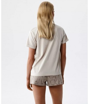 Піжама ATLANTIC NLP-508 WL26 бежевого/камбера кольору /XL