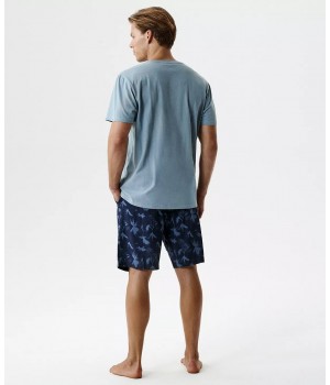 Піжама ATLANTIC NMP-399 WL26 ЧОРНИЙ/ДЕН/XL