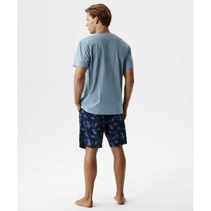 Пижама ATLANTIC NMP-399 WL26, черная/DEN/XL