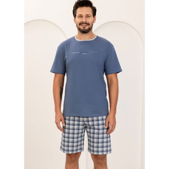 Мужская пижама REGINA 502, синяя /M