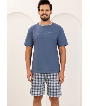 Мужская пижама REGINA 502, синяя / XXL