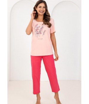 Женская пижама REGINA 740 абрикосового цвета /XL