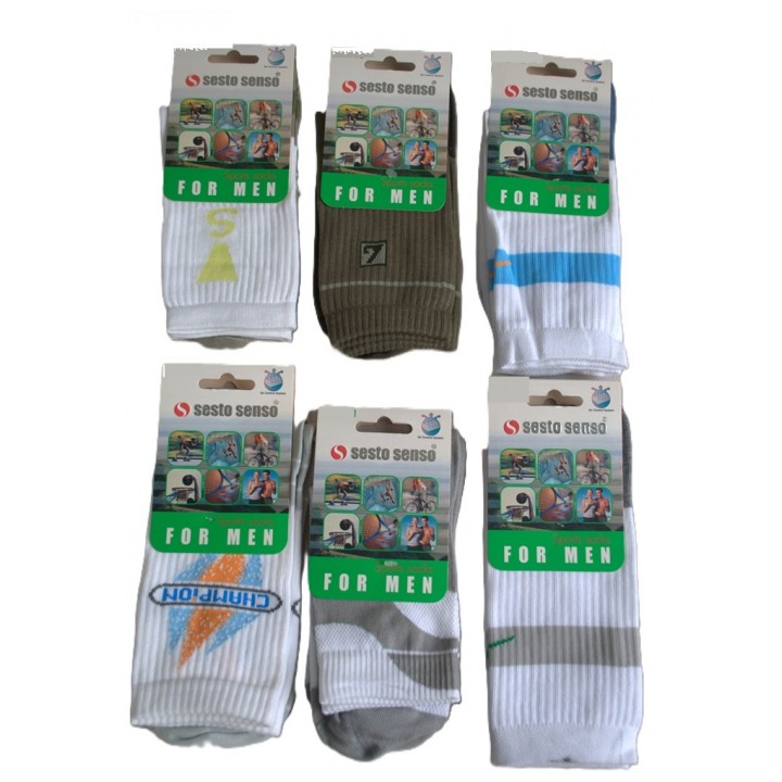 Мужские носки SESTO SENSO, размер 44/46