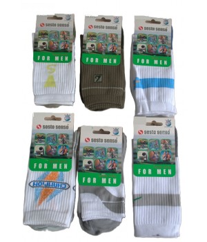 ШКАРПЕТКИ SESTO SENSO ДЛЯ ЧОЛОВІКІВ РОЗМІР 44/46