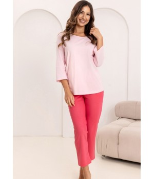 Женская пижама REGINA 744, розовая /L