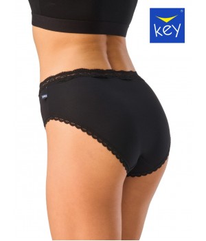 Трусики KEY LPK-002 з бамбука, чорний/великий розмір