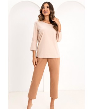 Женская пижама REGINA 744 бежевая /XL