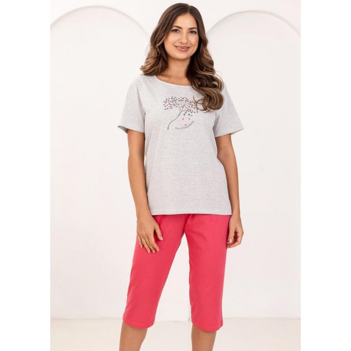 Женская пижама REGINA 732 малиновый /XL