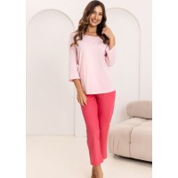 Женская пижама REGINA 744, розовая / XXL
