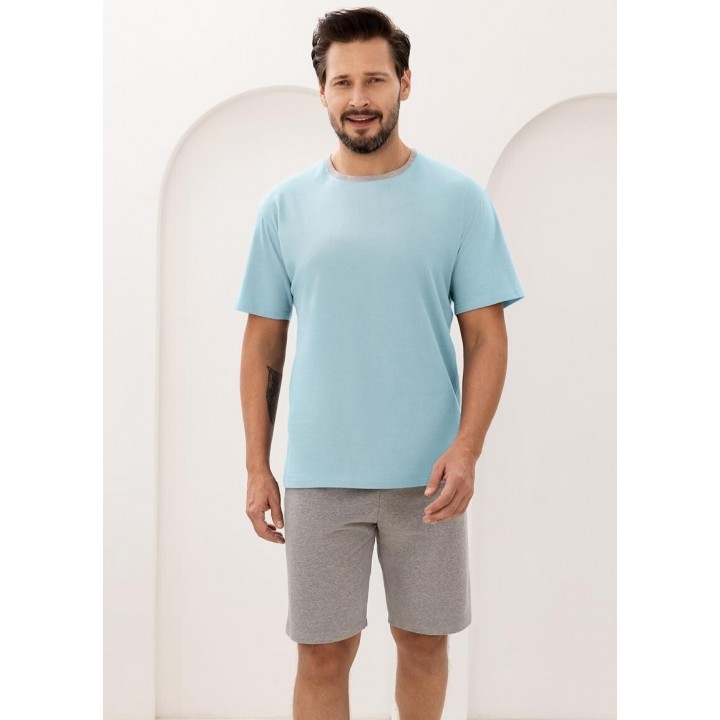 Мужская пижама REGINA 508 бирюзового цвета / XXL