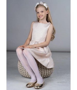 Колготки NOVITI RM002-G-01, лайкра, 20 ден, белые, размер 104-110