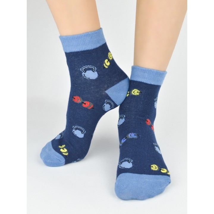 Детские носки до щиколотки NOVITI SB132-B-02, размеры 35-38