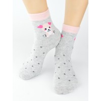 Носки NOVITI SB007-G-03 для девочек, размер 27-30