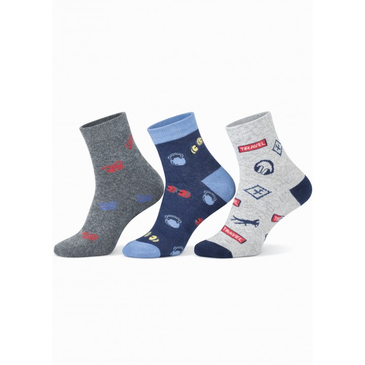 Детские носки до щиколотки NOVITI SB132-B-02, размеры 27-30