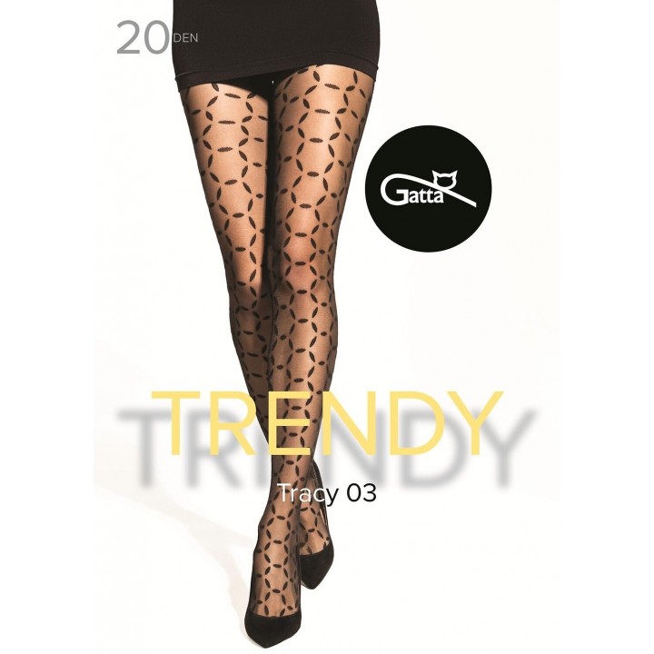 КОЛГОТКИ GATTA TRACY 20 WZ 03 NERO /5