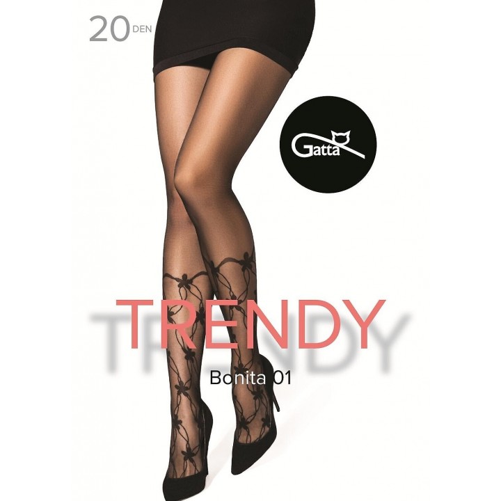 КОЛГОТКИ GATTA BONITA WZ 01 NERO /4