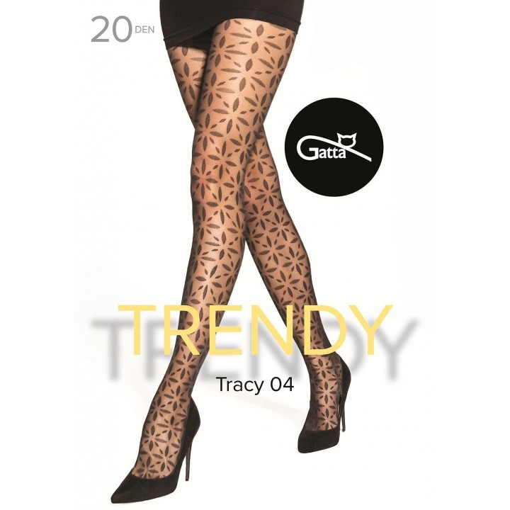 КОЛГОТКИ GATTA TRACY 20 WZ 04 NERO /4