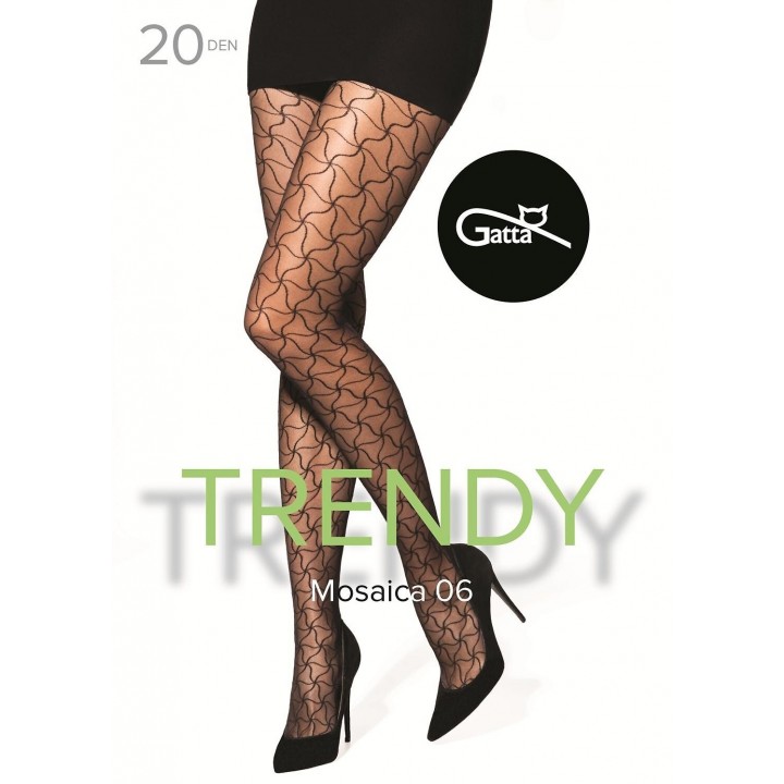 КОЛГОТКИ GATTA MOSAICA 20 WZ 06 NERO /5