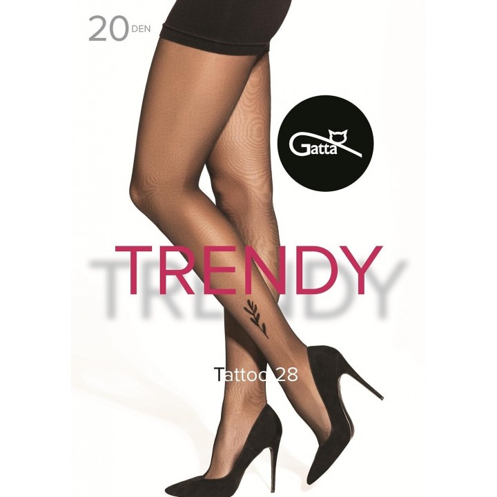 Колготки GATTA TATTOO WZ 28 NERO /4