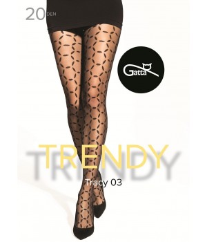 КОЛГОТКИ GATTA TRACY 20 WZ 03 NERO /3