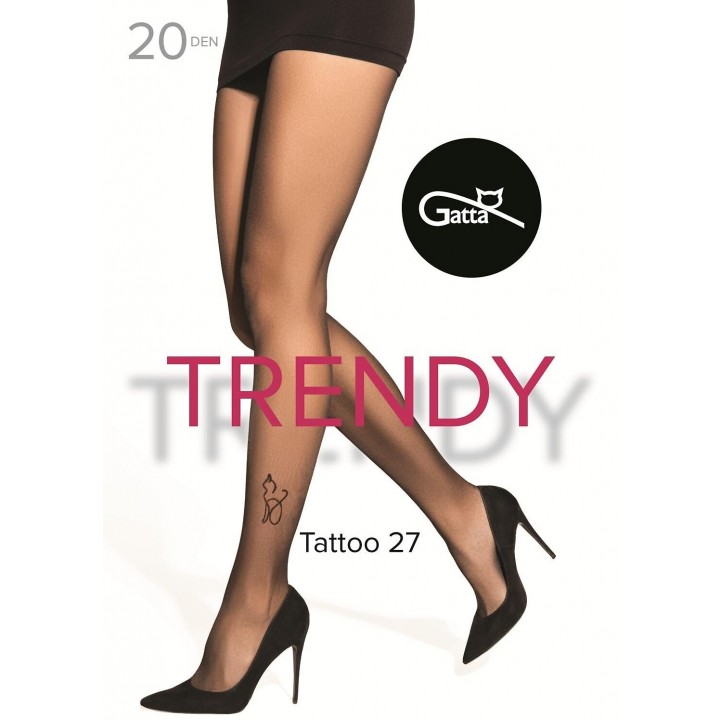 Колготки GATTA TATTOO WZ 27 NERO /4