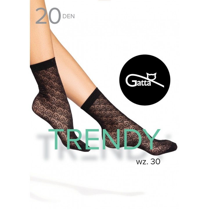 НОСКИ GATTA TRENDYLINE WZ 30 NERO