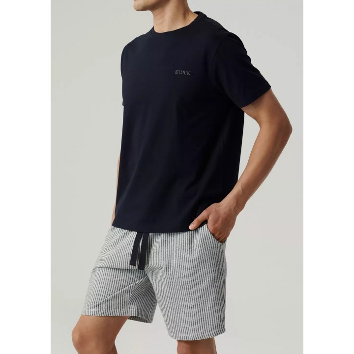 ATLANTIC NMP-381 WL26 СІРИЙ/СІРА ПІЖАМА /M