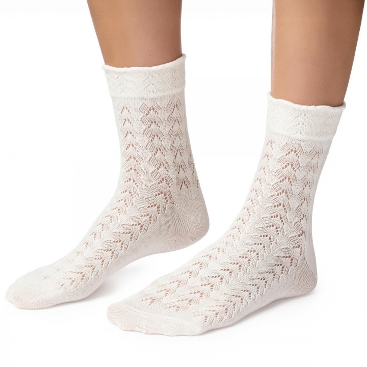 ШКАРПЕТКИ STEVEN 205 АЗУРНІ ЕКРУ 35-37