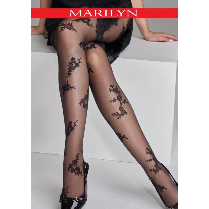 Колготки Marilyn Allure G008 шоколадні 3/4