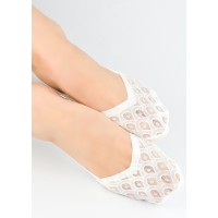 Носки NOVITI SN072-W-02, силиконовые, ABS, бежевые, размеры 36-41