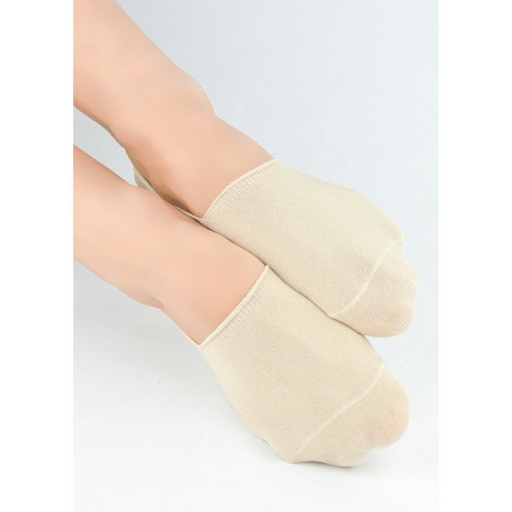 Ножки для обуви NOVITI SN063-W-02, силиконовые, бежевые, размеры 39-42