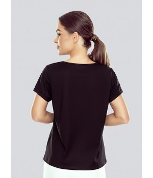 Черная блузка Eldar Laurenla Plus / 3XL