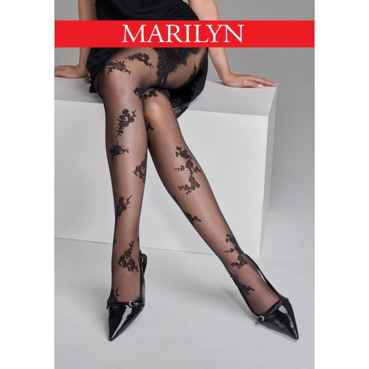 Колготки MARILYN ALLURE G008 ЧОРНІ 1/2