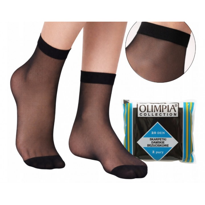 Носки OLIMPIA 20 ден, графитовые
