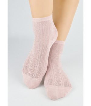 Носки NOVITI SB167-W-02, шелковые, розовые, размеры 36-41