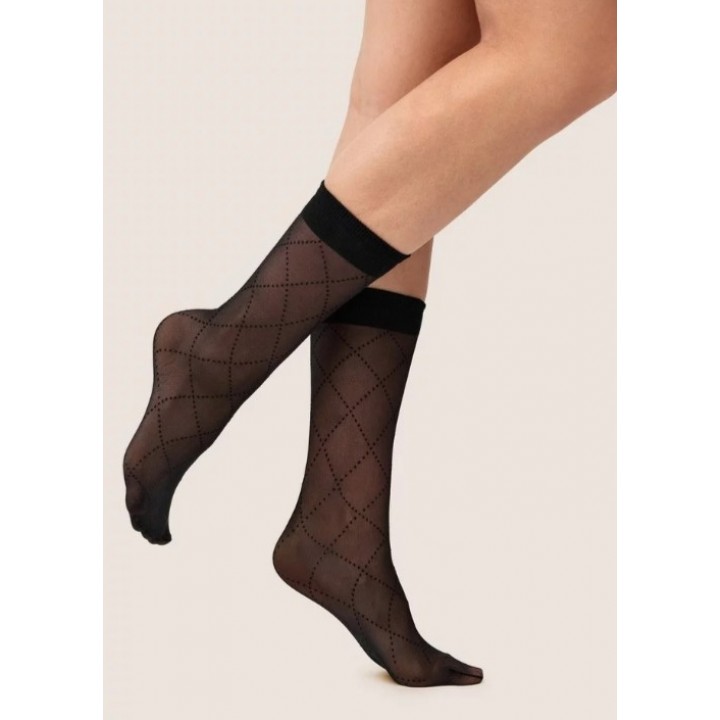 SKARPETY GABRIELLA FLER NERO