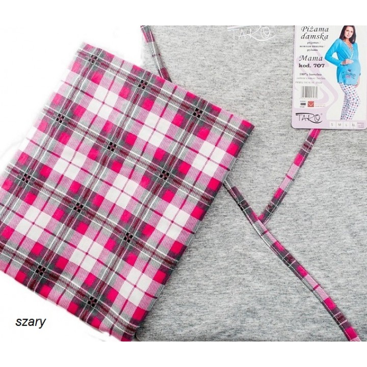 PIŻAMA TARO 707 MAMA S różowy