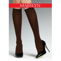 PODKOLANÓWKI MARILYN PIANO COTTON BRONZO