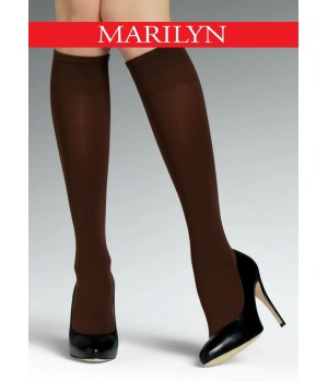 БАВОВНЯНІ ШКАРПЕТКИ ДО КОЛІН MARILYN PIANO БРОНЗОВІ