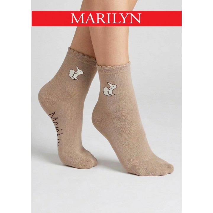 SKARPETY MARILYN SCP BUNNY MOCCA 36/40