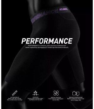 Шорти ATLANTIC 2MH-1184 PERFORMANCE ЧОРНІ /M