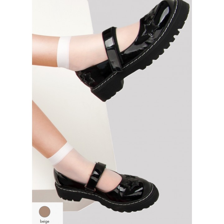 SKARPETY NOVITI SM003-G-03 20 DEN (2-pak) BEŻ