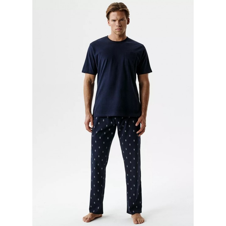 PIŻAMA ATLANTIC NMP-403 WL26 GRANATOWY /XL