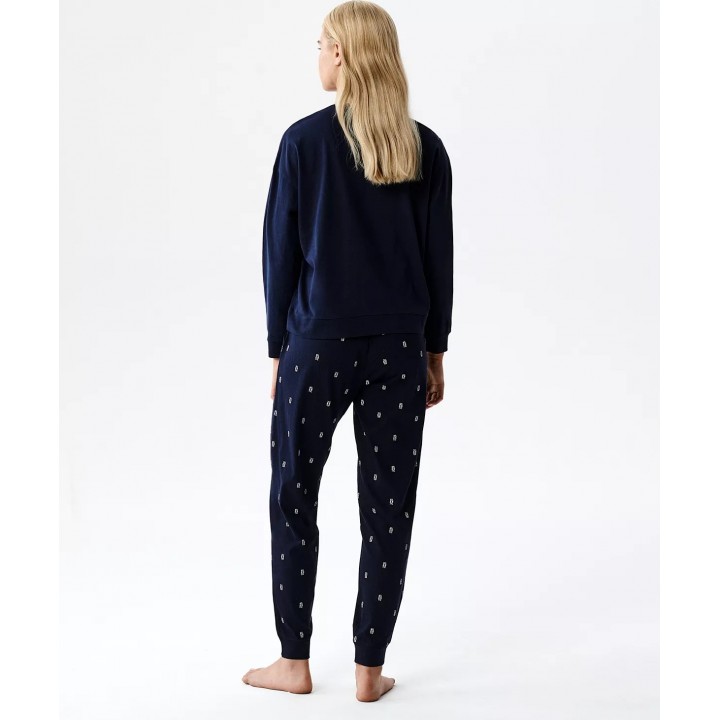 PIŻAMA ATLANTIC NLP-514 WL26 GRANATOWY /L