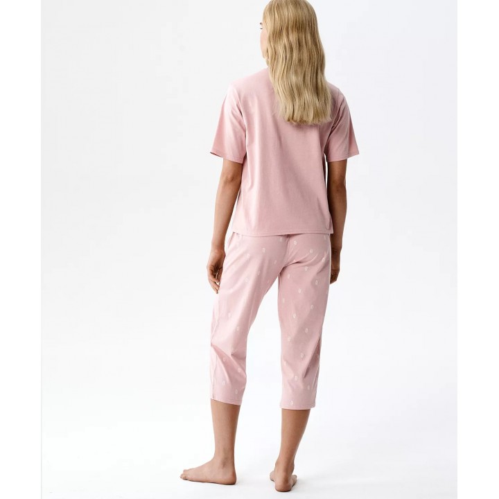 PIŻAMA ATLANTIC NLP-511 WL26 RÓŻOWY JASNY /L