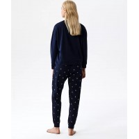 PIŻAMA ATLANTIC NLP-514 WL26 GRANATOWY /M