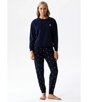 ATLANTIC NLP-514 WL26 ТЕМНО-СИНЯ ПІЖАМА /S