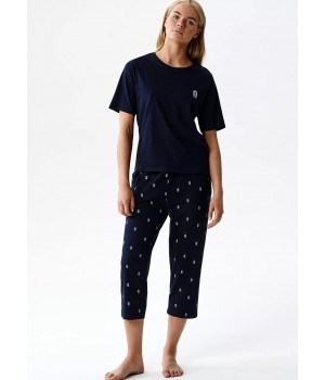 ATLANTIC NLP-511 WL26 ТЕМНО-СИНЯ ПІЖАМА /S