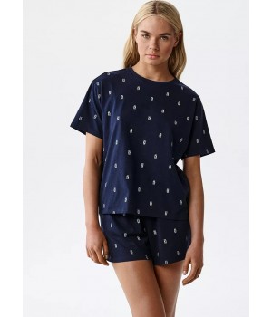 Піжама ATLANTIC NLP-510 WL26 темно-синього кольору /L